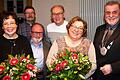 Sieglinde Wamsler, Georg Krauß, Michael Uhlmann, Herbert Demel und Ingrid Schertz wurden von Bürgermeister Bernhard Brückner (von links) für ihre Verdienste ausgezeichnet.