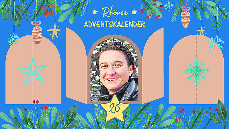 Türchen 20 im Rhöner Adventskalender: Sandra Henek vom Rhön-Klinikum holt sich den Weihnachtsmarkt in den eigenen Garten