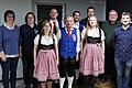 Auf dem Foto von links:   Kreisvorsitzende Renate Haag, Nicole Luff-Usner, Hanna Möltner, André Weber, Peter Wieser, Sebastian Fuchs, Steven                      Wirsing, Antonia Menninger, Bürgermeister Georg Menninger, 1. Vorsitzender Sebastian Zwierlein; es fehlen:   Jannik Wieser, Viktor Siemens.