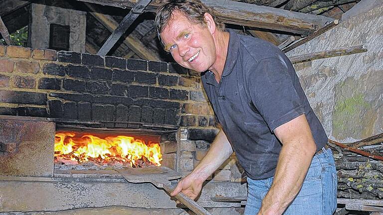 Lieblingsfleck: Das Backhaus in Niederlauer hat es Edgar Schmitt angetan.