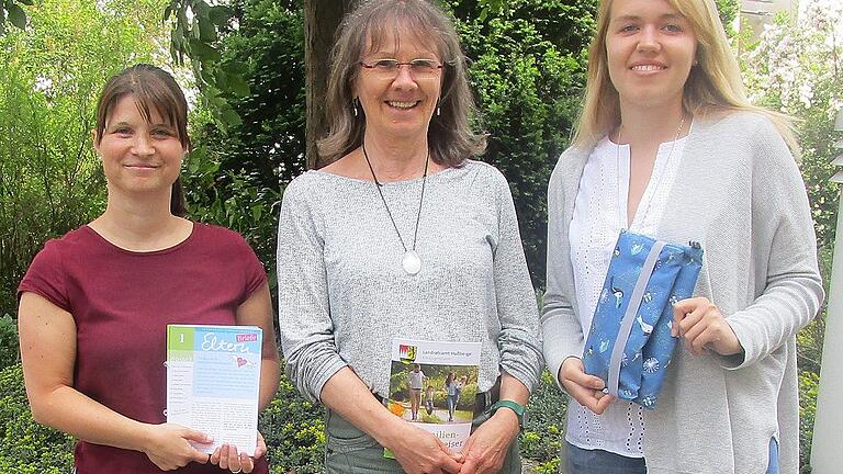 Kathrin Finzel, Elisabeth Cichon und Katharina Steinmetz (von links) führen die Baby-Willkommensbesuche durch. Kathrin Finzel, Elisabeth Cichon und Katharina Steinmetz (von links) führen die Baby-Willkommensbesuche durch.