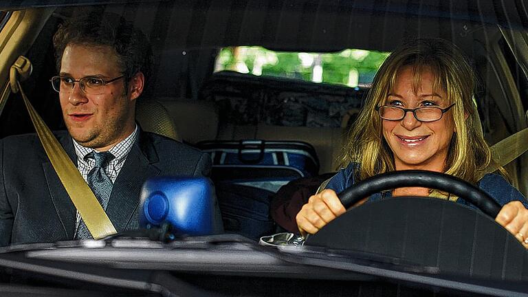 Witzig: Barbra Streisand als nervige Mutter mit Filmsohn Seth Rogen in &bdquo;Unterwegs mit Mum&ldquo;.