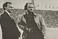 Klaus Stürzenberger im Gespräch mit Franz Beckenbauer im Münchner Olympiastadion.       -  Klaus Stürzenberger im Gespräch mit Franz Beckenbauer im Münchner Olympiastadion.