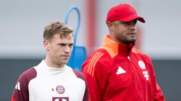 Joshua Kimmich und Vincent Kompany       -  Joshua Kimmich (l.) leitet die meisten gefährlichen Angriffe der Liga ein.