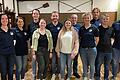 Die neue Vorstandschaft des TSV Uettingen nach der Wahl bei der Mitgliederversammlung des Vereins.