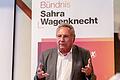 Ob er bei der nächsten Bundestagswahl wieder antritt, verrät Klaus Ernst noch nicht. Das Bild zeigt den BSW-Abgeordneten bei einer Wahlkampfveranstaltung vor der Europawahl in Schweinfurt.