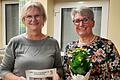 Hiltrud Altenhöfer vom Leitungsteam der KAB-Hausen (links) und Referentin Gaby Walter.