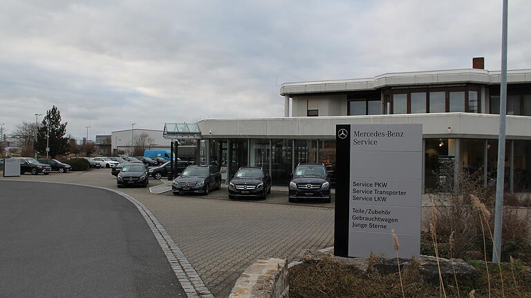 Zum 1. April ist Schluss: Die Mercedes-Niederlassung in der Adam-Stegerwald-Straße in Gerolzhofen wird aufgelöst.