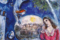 Marc Chagalls Werk 'Um sie herum' von 1945.