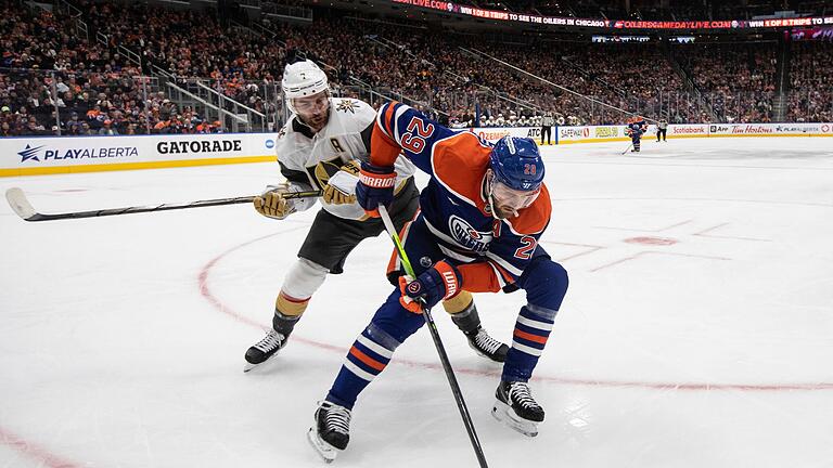 Edmonton Oilers - Vegas Golden Knights       -  Leon Draisaitl blieb beim 2:4 gegen die Vegas Golden Knights ohne Scorerpunkt.