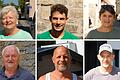 Wie reagieren Bürgerinnen und Bürger auf die gestiegenen Preise? Barbara Böhm, Brian Fahrner, Elke Mühlfeld-Gramm (oben von links), Hartmann Werner, Matthias Schmitt und Stefan Wirsing (unten von links) geben Auskunft.