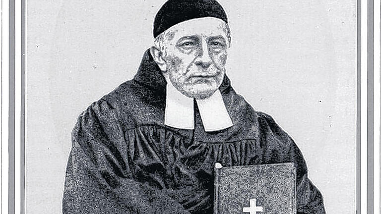 Evangelischer Pfarrer aus Sondersleben, fotografiert 1847.
