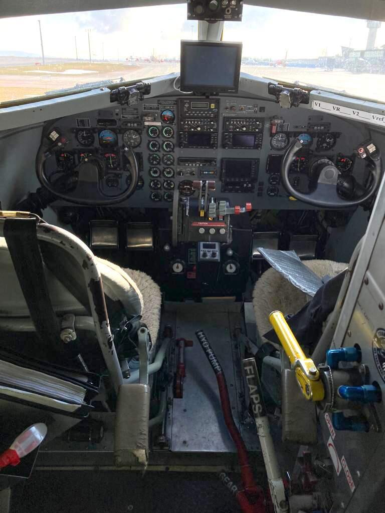 Flugtechnik von Gestern: Die modifizierte DC-3 soll aber für Messflüge genau die richtigen Flugeigenschaften besitzen.