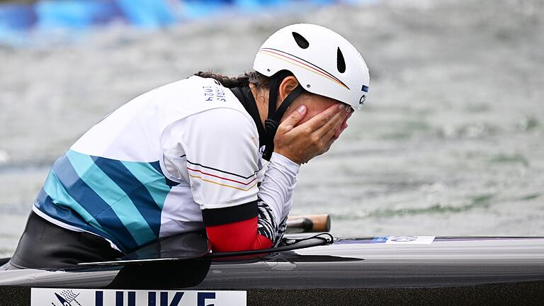 Paris 2024 - Kanu/Slalom       -  Von Emotionen überwältigt: Elena Lilik.