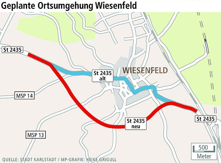 Ortsumgehung Wiesenfeld: Pläne werden erneut ausgelegt