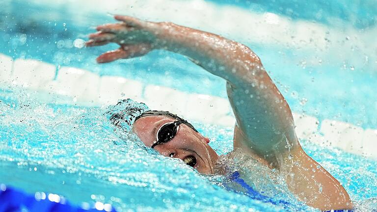 Paris 2024 - Schwimmen       -  Isabel Gose hat Olympia-Bronze über 1500 Meter Freistil gewonnen.