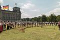 Auftritt in der neuen Alphorn-Metropole: der Freundeskreis Süddeutscher Alphornbläser vor dem Reichstag in Berlin, 2015.