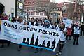 Marsch durch Kitzingen für Demokratie: 350 Teilnehmerinnen und Teilnehmer beteiligten sich am Samstag an der Demo.