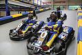 Saubere und schnelle Sache: die E-Karts in der Dürrbachau.
