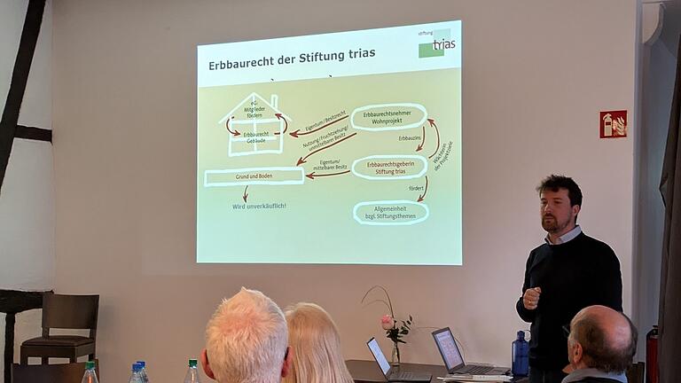 Elias Cores referiert für die Stiftung Trias.       -  Elias Cores referiert für die Stiftung Trias.