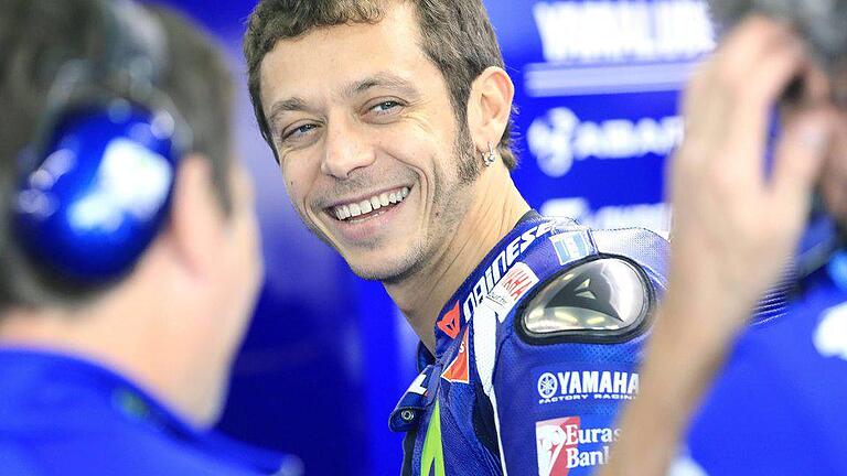 Valentino Rossi - MotoGP-Rennfahrer Valentino Rossi in der Teamgarage beim Rennen im spanischen Cheste im vergangenen November. Foto: Manuel Bruque Valentino Rossi - MotoGP-Rennfahrer Valentino Rossi in der Teamgarage beim Rennen im spanischen Cheste im vergangenen November. Foto: Manuel Bruque