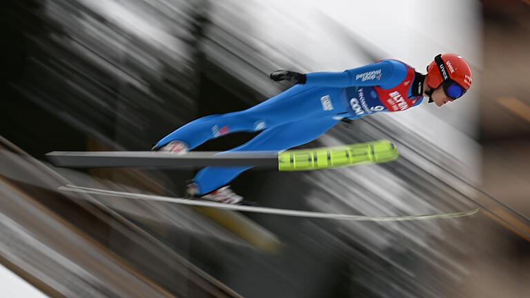 Nordische Ski-WM Trondheim       -  Julian Schmid springt bei der WM.