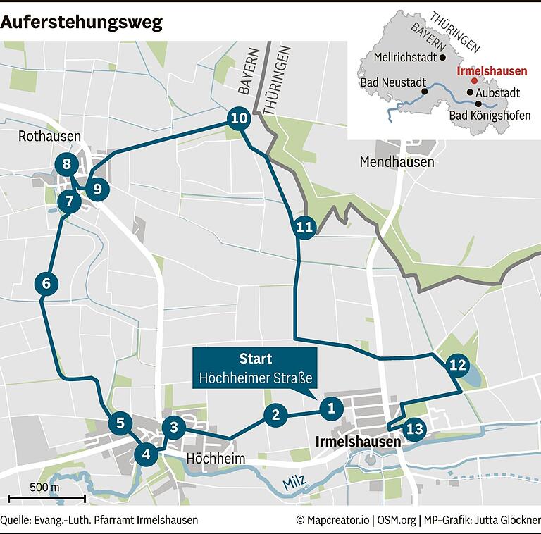 Der Auferstehungsweg bei Irmelshausen ist nicht nur an Ostern aktuell: Warum er sich für Wanderer und Sinnsucher lohnt