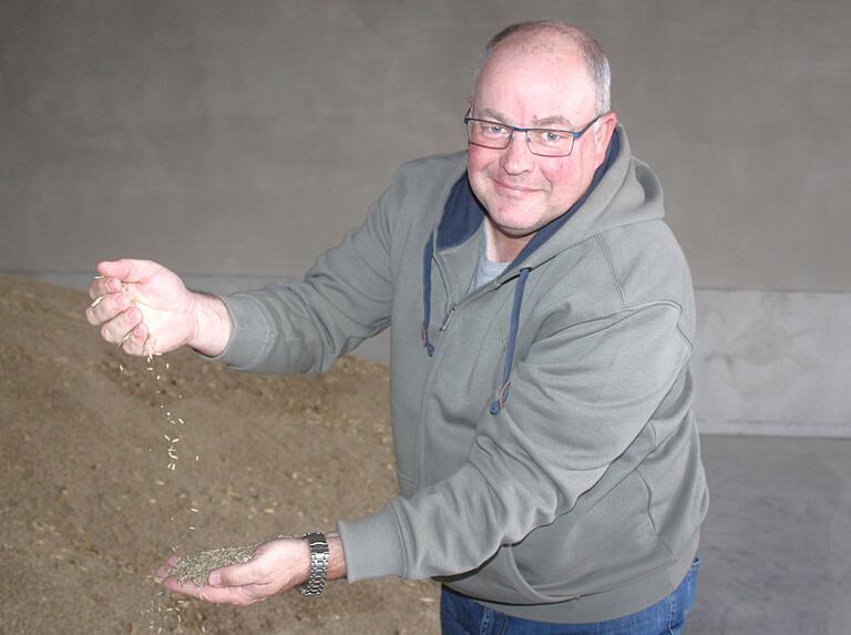 Auch beim Getreide setzt Landwirt Holger Lenz auf Bio-Anbau. Auch beim Getreide setzt Landwirt Holger Lenz auf Bio-Anbau.