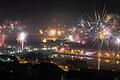 Das war das letzte Silvester vor der Corona-Pandemie: Blick auf das Feuerwerk am 31. Dezember 2019.