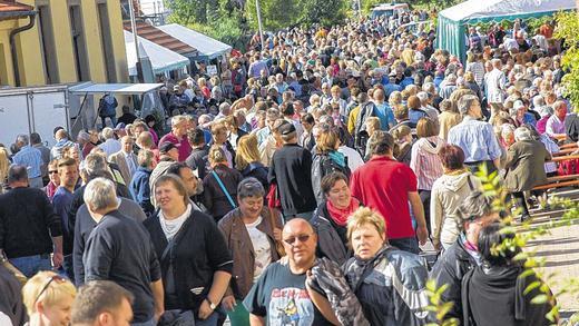 Volles Dorf: Groß war der Besucherandrang beim zweitägigen Dorffest: