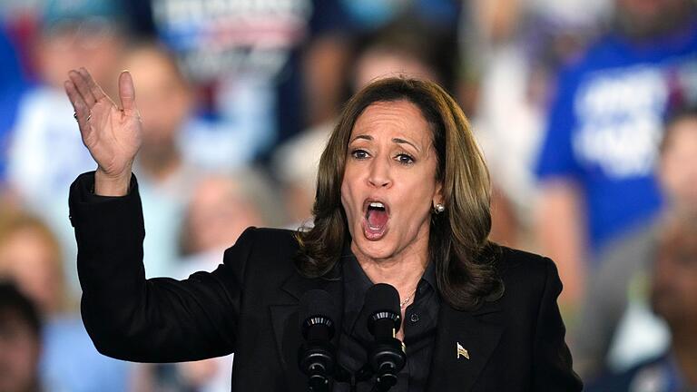 Wahlkampf in den USA - Harris       -  Harris: Ich bin selbst Waffenbesitzerin.