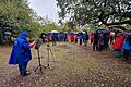 Die 99. Heidelsteinfeier des Rhönklubs fand bei strömendem Regen statt. Foto: Marion Eckert       -  Die 99. Heidelsteinfeier des Rhönklubs fand bei strömendem Regen statt. Foto: Marion Eckert