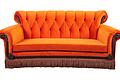 Gegenstände aus der US-Kultserie &bdquo;Friends&rdquo; versteigert       -  Der Hit der Auktion war ein oranges Sofa vom Set der &bdquo;Friends&rdquo;-Serie