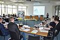 Die Teilnehmerrunde der IJF-Mitgliederversammlung 2018 bei der Knauf Gips KG