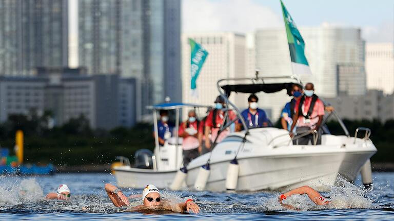 Die harten äußeren Bedingungen im Odaiba Marine Park&nbsp;konnten Beck nichts anhaben.