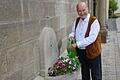 Am Amtsgebäude am Stenmayer Platz hatte Karl Beudert Blumen gepflanzt, um die er sich kümmerte. Viele Jahre lang war er Vorsitzender des Obst- Und Gartenbauvereins.       -  Am Amtsgebäude am Stenmayer Platz hatte Karl Beudert Blumen gepflanzt, um die er sich kümmerte. Viele Jahre lang war er Vorsitzender des Obst- Und Gartenbauvereins.