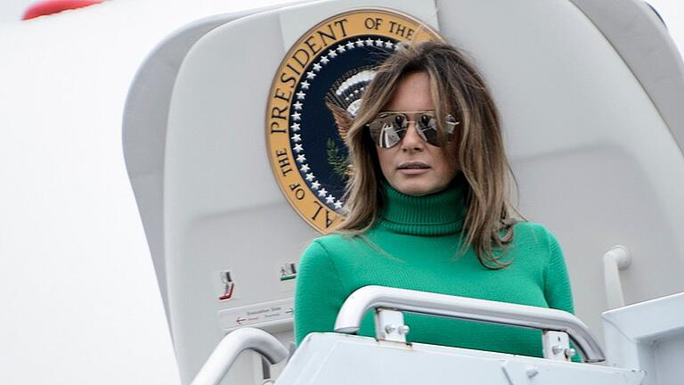 US-POLITICS-TRUMP       -  Wenn Melania Trump ihren Mann Donald auf Auslandsreisen begleitet, steht die Air Force One bereit. Über das Verhältnis zwischen dem US-Präsidenten und der First Lady wird eifrig spekuliert.