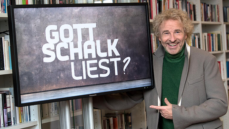 Literatursendung «Gottschalk liest?»       -  04.02.2019, Bayern, München: Thomas Gottschalk, Entertainer und Showmaster, präsentiert bei einer Pressekonferenz seine neue Sendung 'Gottschalk liest?'. Er gibt seinen Einstand mit der Literatursendung am 19.03.2019 im Bayerischen Rundfunk (BR). Foto: Sven Hoppe/dpa +++ dpa-Bildfunk +++