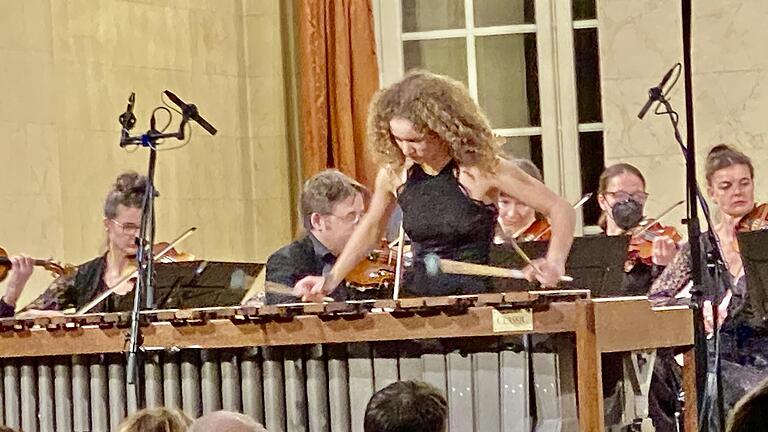 Clara de Groote hat die Marimba singen lassen.       -  Clara de Groote hat die Marimba singen lassen.