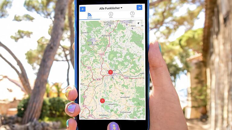 Funkloch-App im Landkreis Schweinfurt