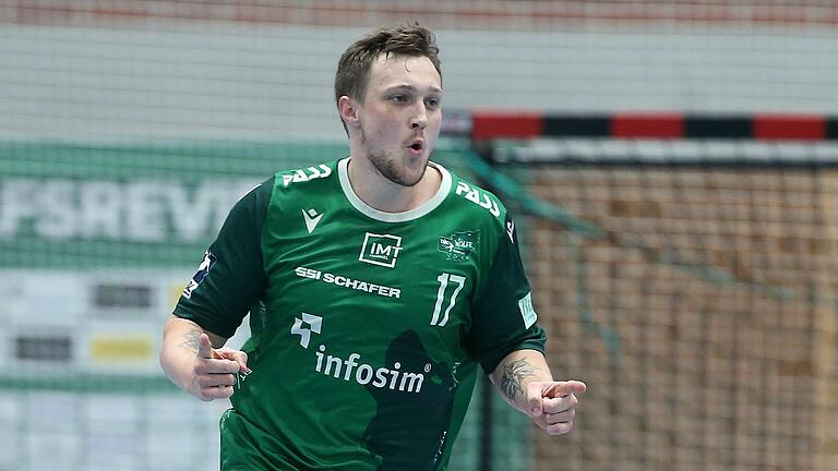 Patrick Schmidt, Kapitän des Handball-Zweitligisten DJK Rimpar Wölfe, fordert mehr Emotionen von seiner Mannschaft: 'Wir müssen auch selbst unsere eigenen Fans sein.'