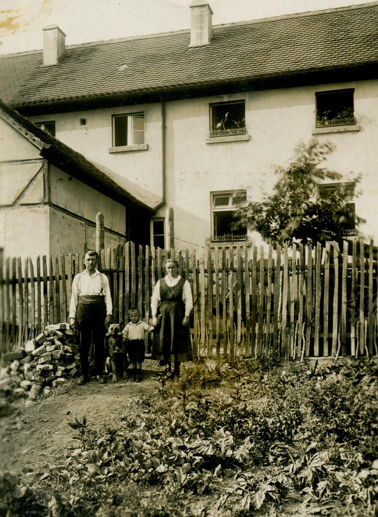 Mit der Gartenstadt wurde die Wohnungsnot in Schweinfurt bekämpft. Zu den Häusern gehörte auch ein Garten.