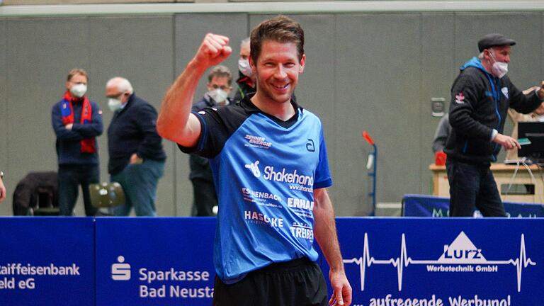 Er führte den TSV Bad Königshofen zu seiner erfolgreichsten Saison in der Tischtennis-Bundesliga: Bastian Steger (im Bild).