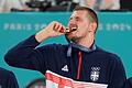 Paris 2024 - Basketball       -  Trinkt Bier und beißt Bronze: Basketball-Star Nikola Jokic.