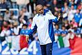 Luciano Spalletti       -  Italiens Trainer Luciano Spalletti öffnete das Training für die Fans.