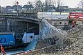 Seit Januar 2024 wird in der Rottendorfer Straße die Brücke über die Bahnlinie nach Treuchtlingen und Stuttgart erneuert.&nbsp;