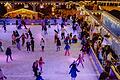 Eisbahn-Vergnügen in Bad Mergentheim im Winter 2024/ 25.