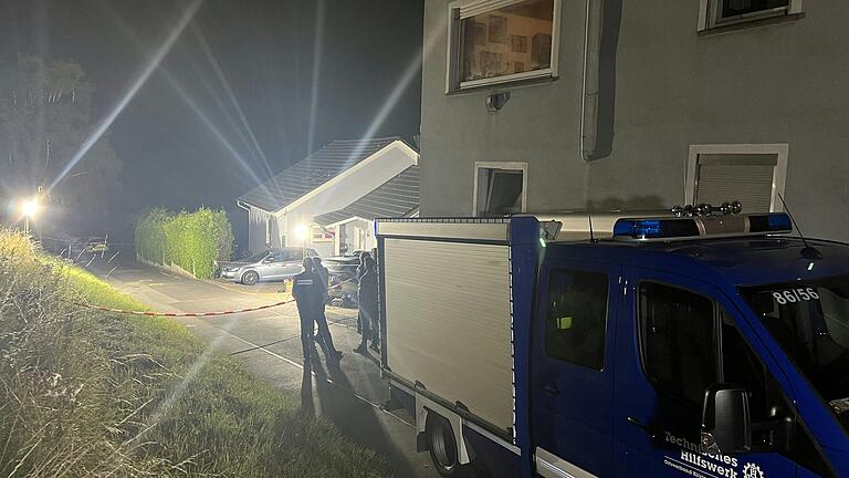 Bis in die frühen Morgenstunden dauerte der Einsatz in Repperndorf.&nbsp;