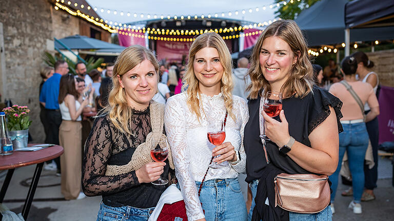 Zahlreiche Menschen besuchen am Samstag 02.09.23 das Stein-Wein-Fest am Wengert in Würzburg. Für die musikalische Unterhaltung sorgte die Band 'Widersacher aller Liedermacher'.