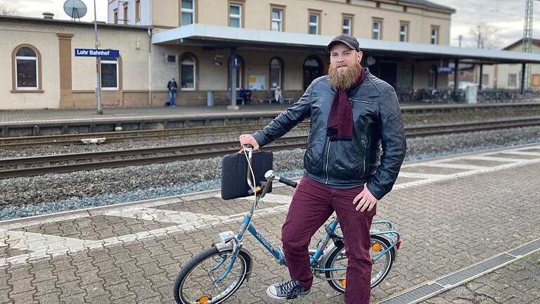 Jürgen Neuwirth fände es gut, wenn die Regionalexpresse auf dem Weg von Würzburg nach Frankfurt über die ICE-Strecke nach Lohr fahren – so wie in den vergangenen Monaten während der Bauarbeiten.